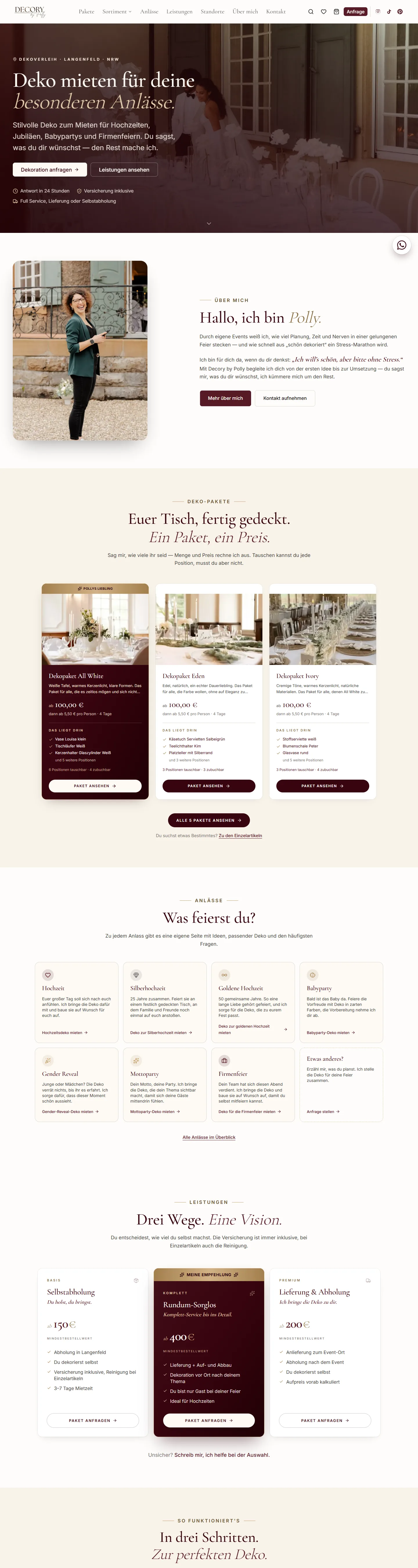 Decory by Polly — Live-Screenshot