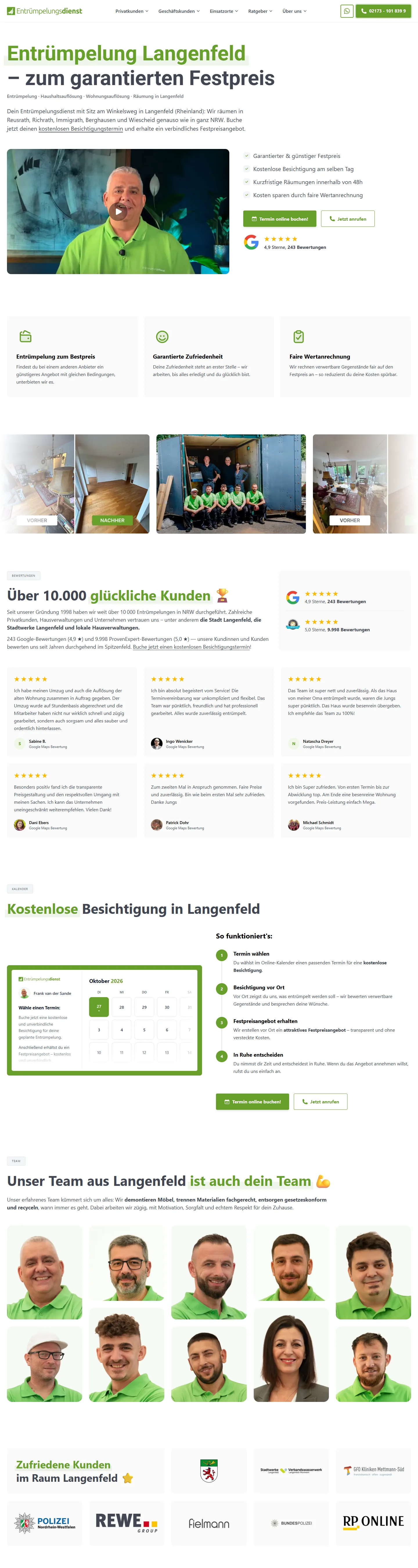 Entrümpelungsdienst NRW